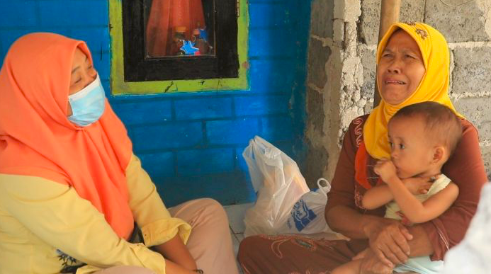 Ilustrasi gizi buruk.