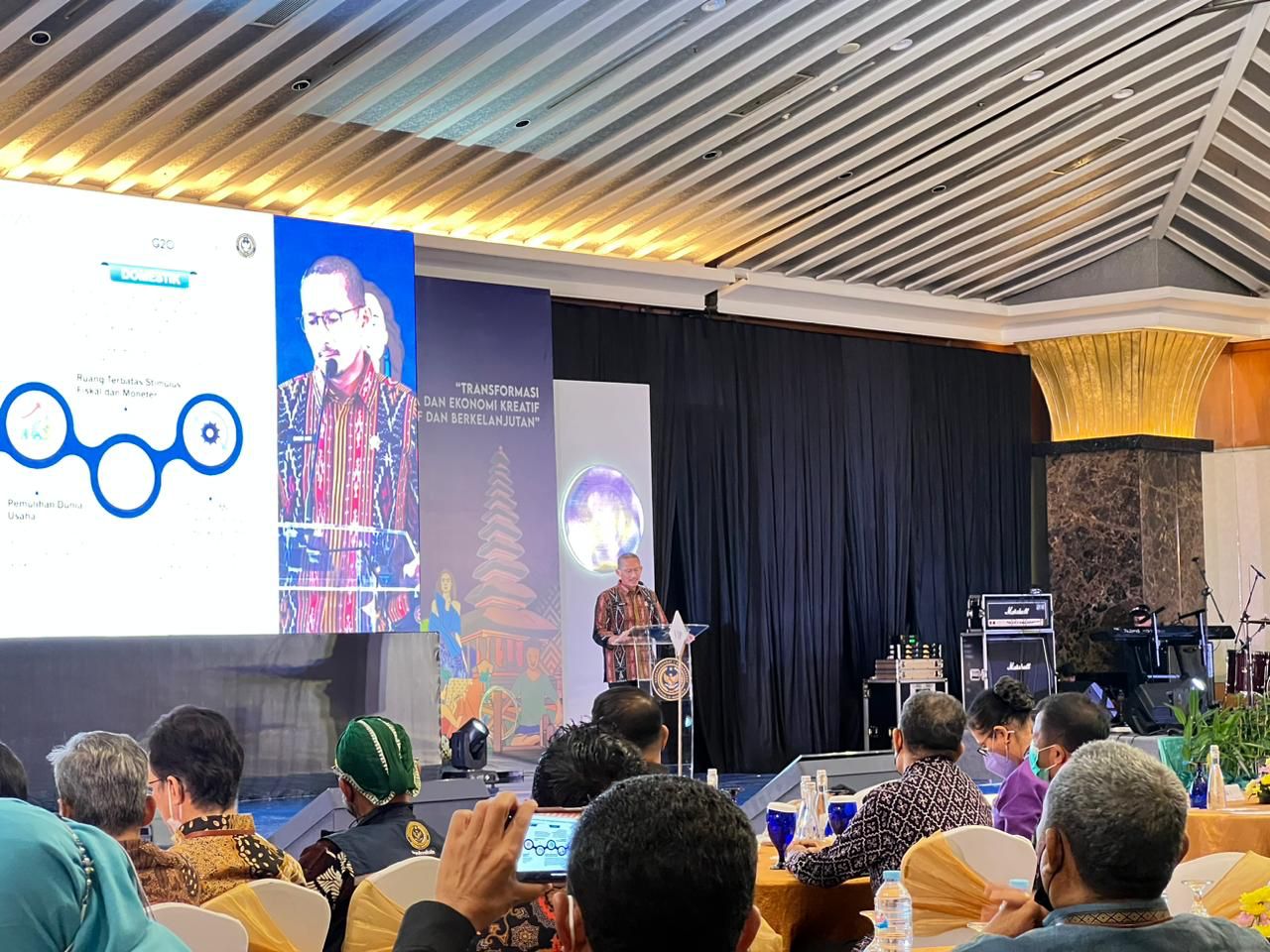 Rakornas Kepariwisataan yang dilaksanakan di Hotel Grand Sahid, Jakarta, Kamis, (15/12)