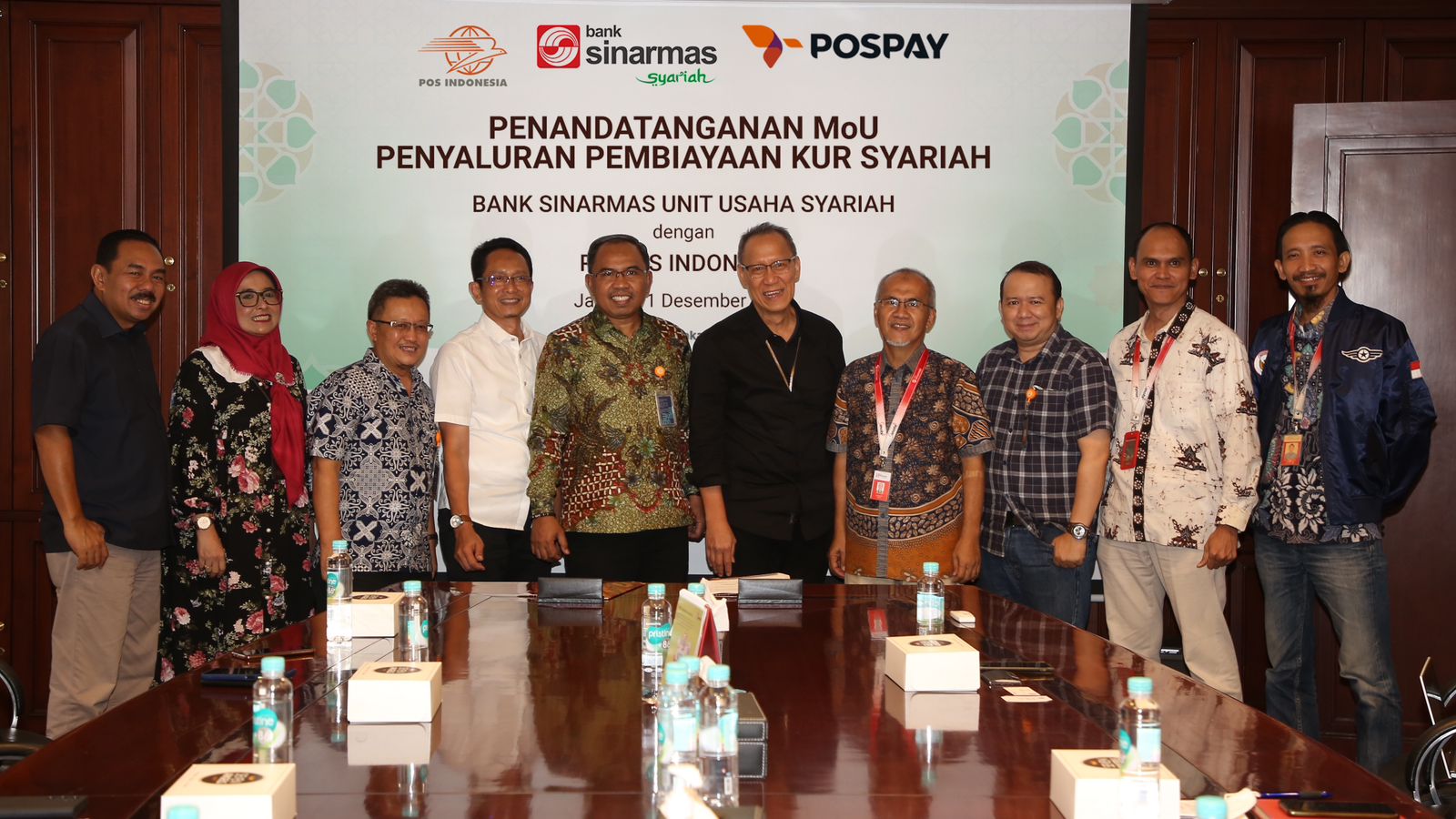 Kerja sama PT Pos Indonesia dengan  untuk penyediaan KUR