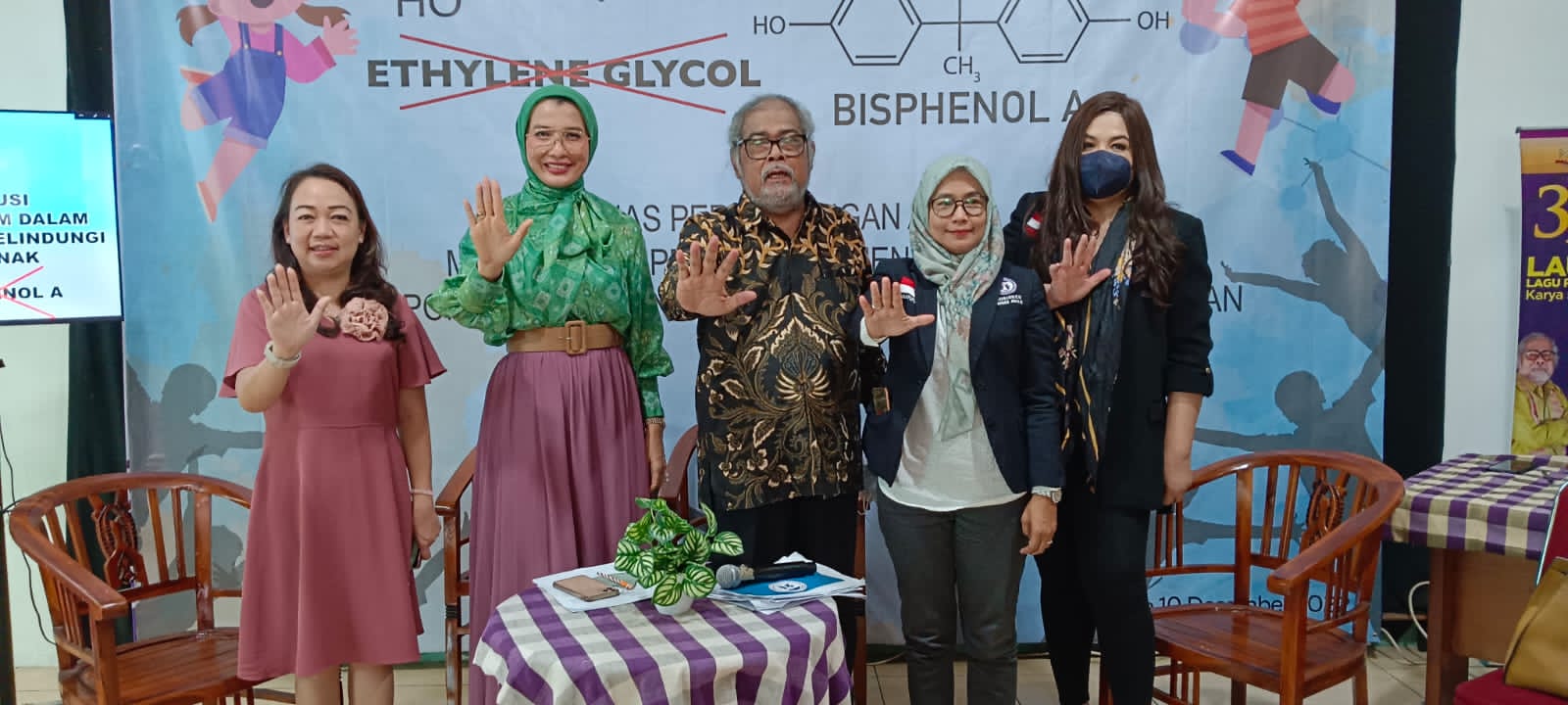 Acara Peringatan Hari Hak Asasi Manusia dan Hari Anak Internasional untuk Kesehatan yang Lebih Baik di Jakarta, baru-baru ini.