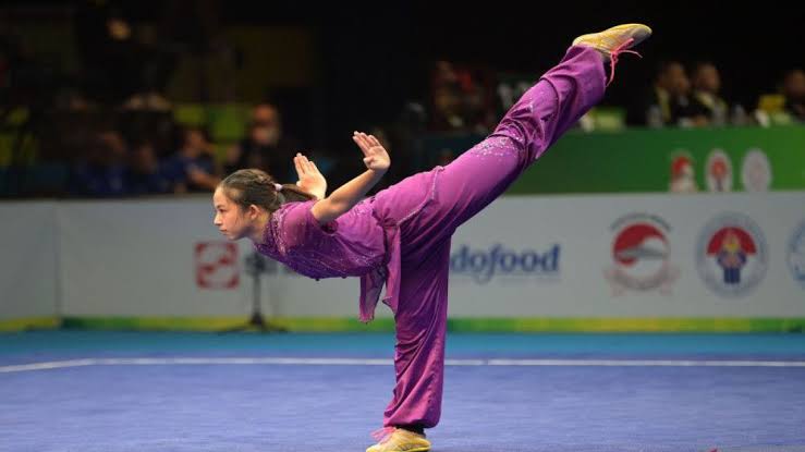 Atlet wushu Indonesia Kylie Suyoto Kwok