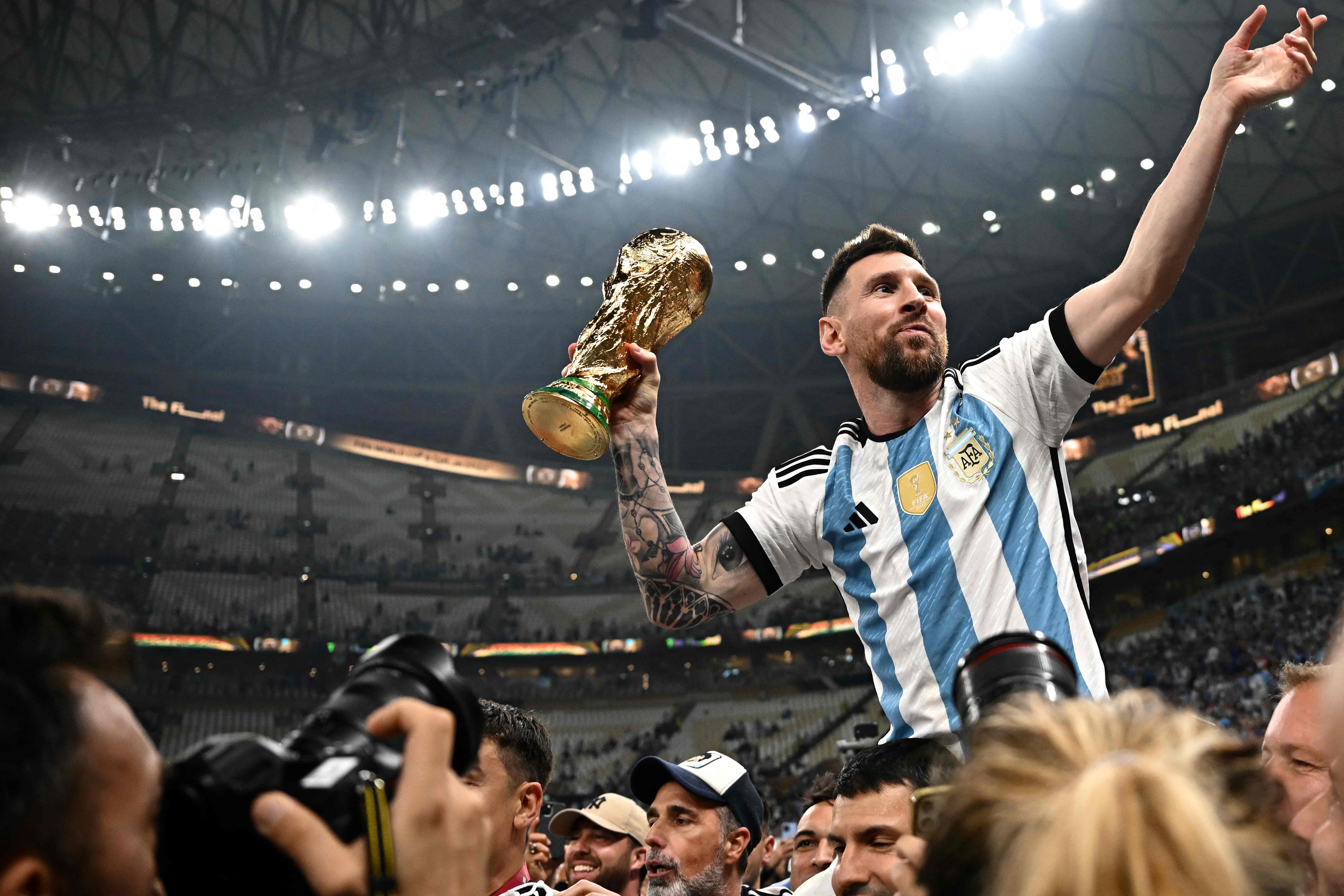 Penyerang timnas Argentina Lionel Messi