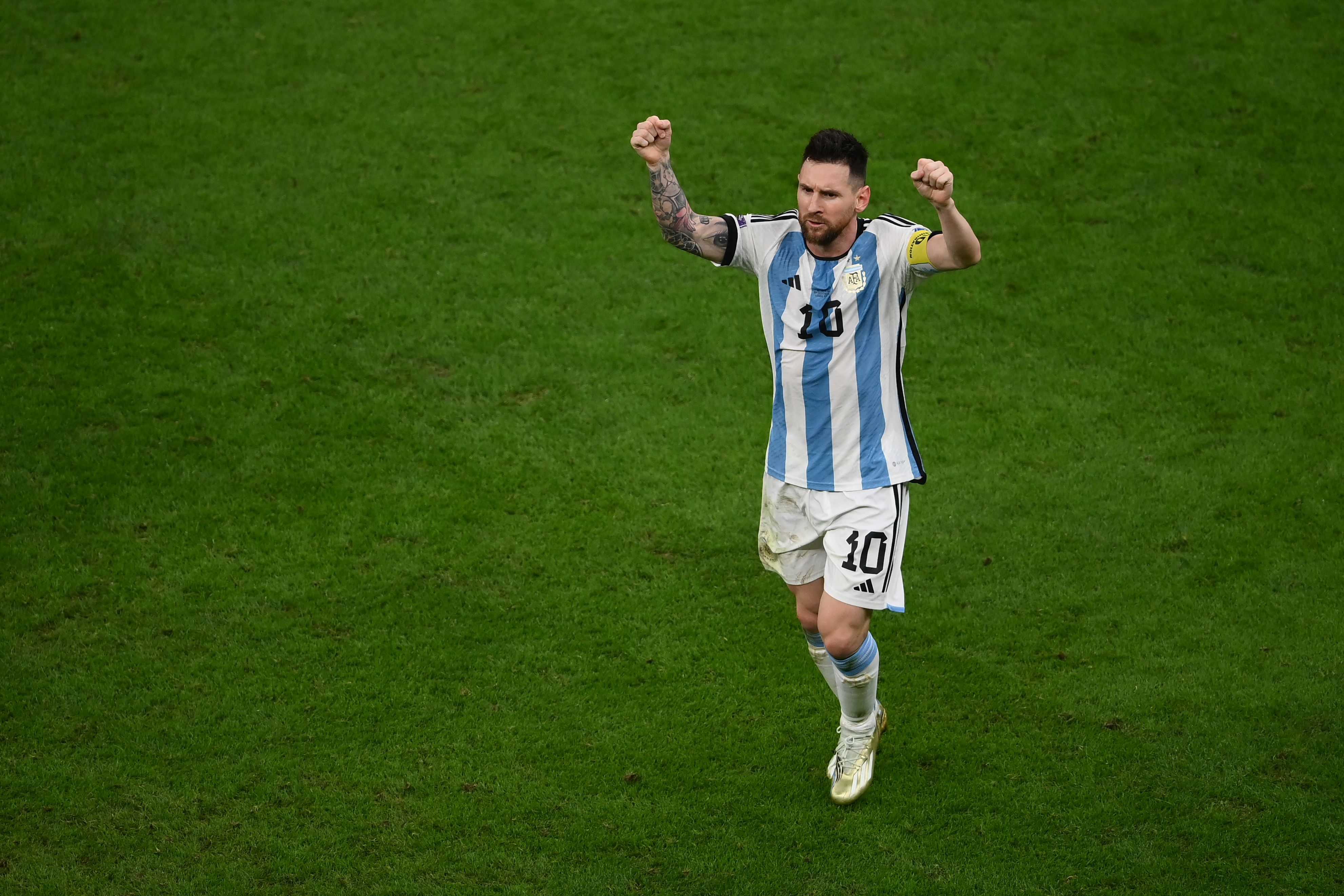 Penyerang Argentina Lionel Messi