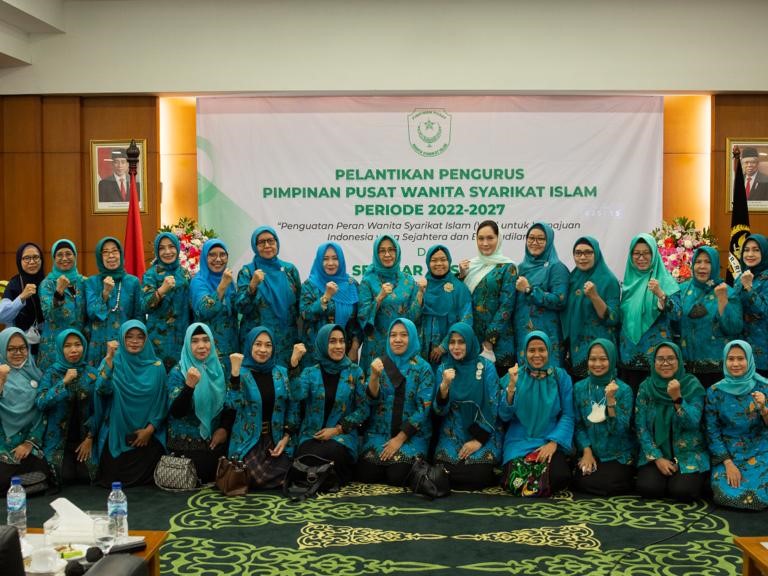 Pengurus PP Wanita Syarikat Islam masa jihad 2022-2027, Sabtu (17/12), resmi dilantik. 