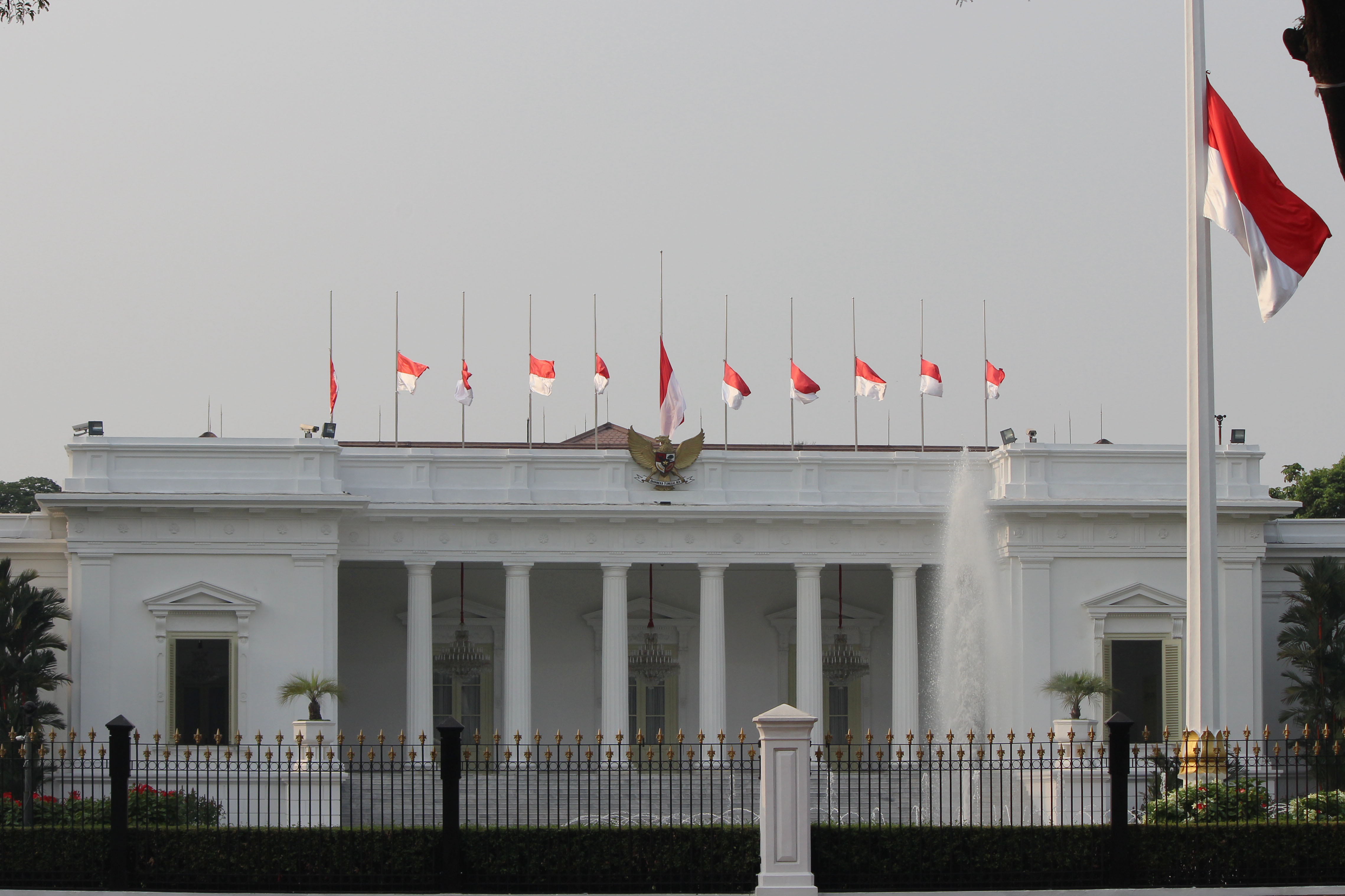 Potret Istana Kepresidenan.