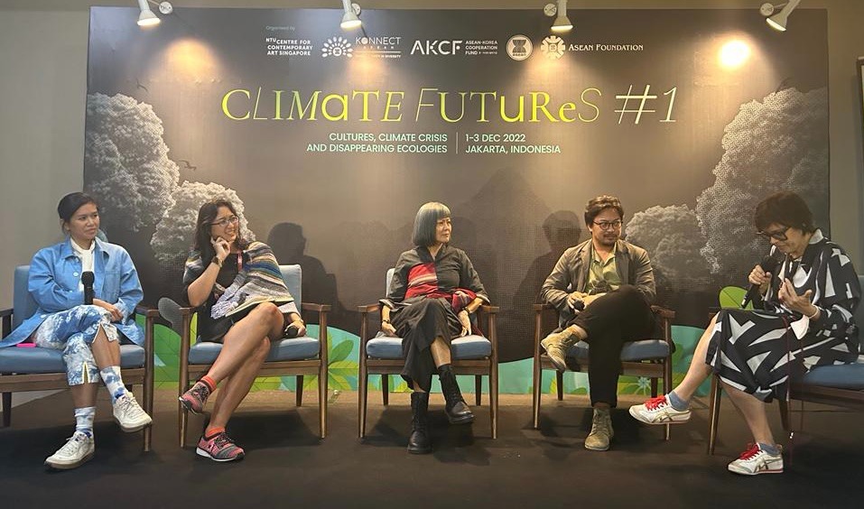 Pertemuan bertajuk Climate Futures #1: Cultures, Climate Crisis, and Disappearing Ecologies digelar di Jakarta, baru-baru ini. 