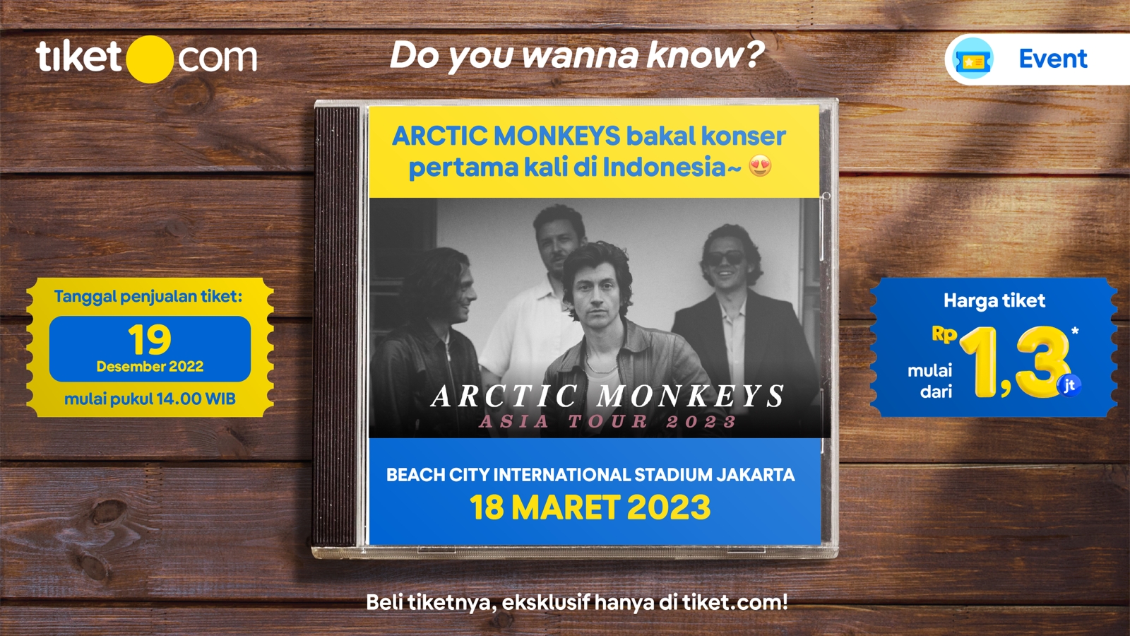 Poster konser Arctic Monkeys