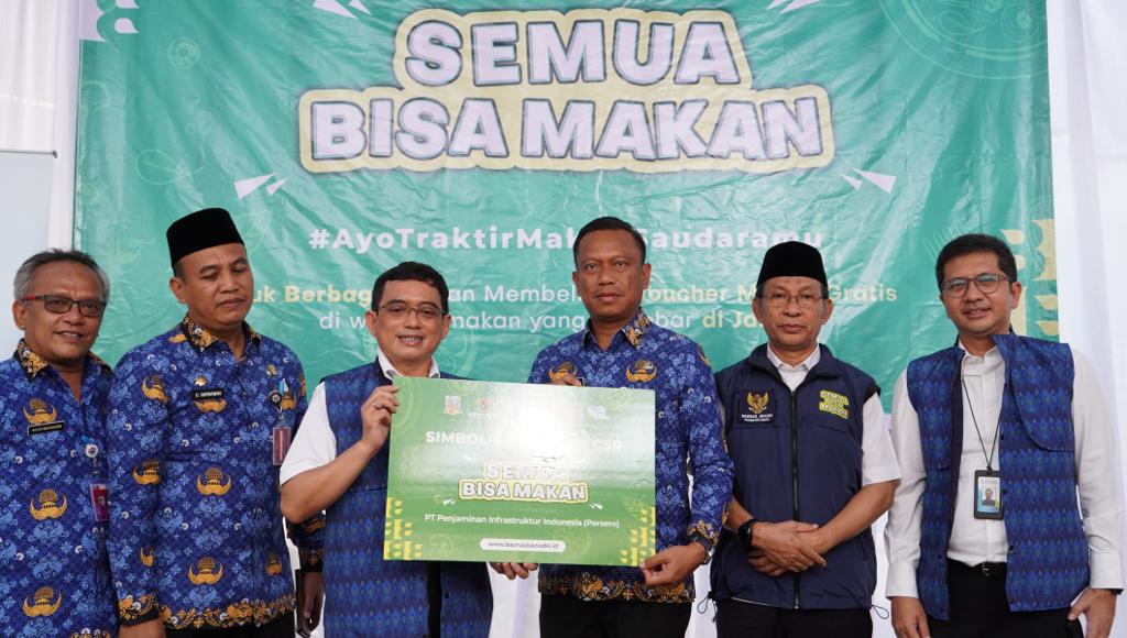 PT PII menggandeng Baznas (Bazis) Provinsi DKI Jakarta pada program CSR “Semua Bisa Makan”.