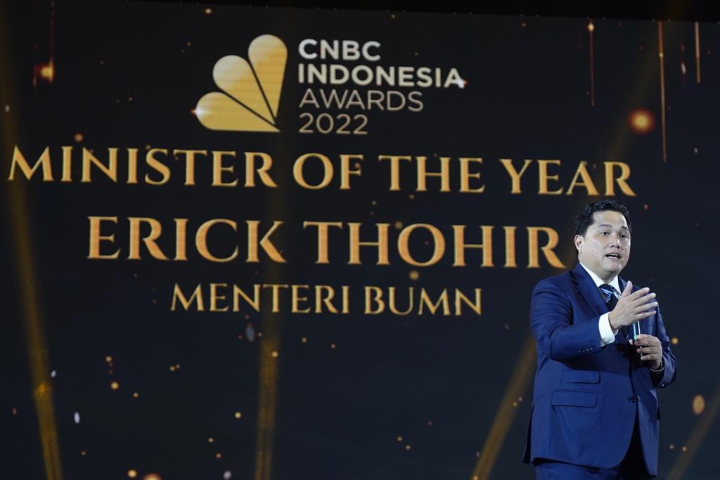 Berhasil Transformasikan BUMN, Erick Thohir Jadi Minister of The Year