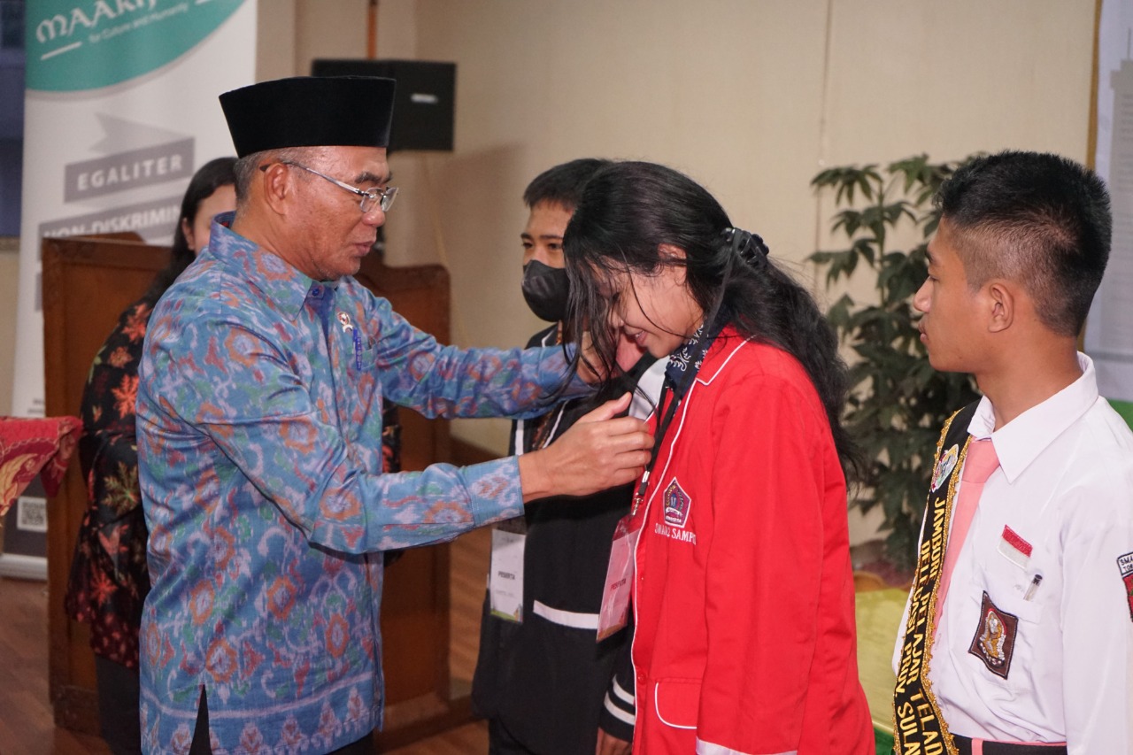 Menteri Koordinator Pembangunan Manusia dan Kebudayaan Muhadjir Effendy membuka Jambore Pelajar Teladan Bangsa di Jakarta, Selasa (27/12).