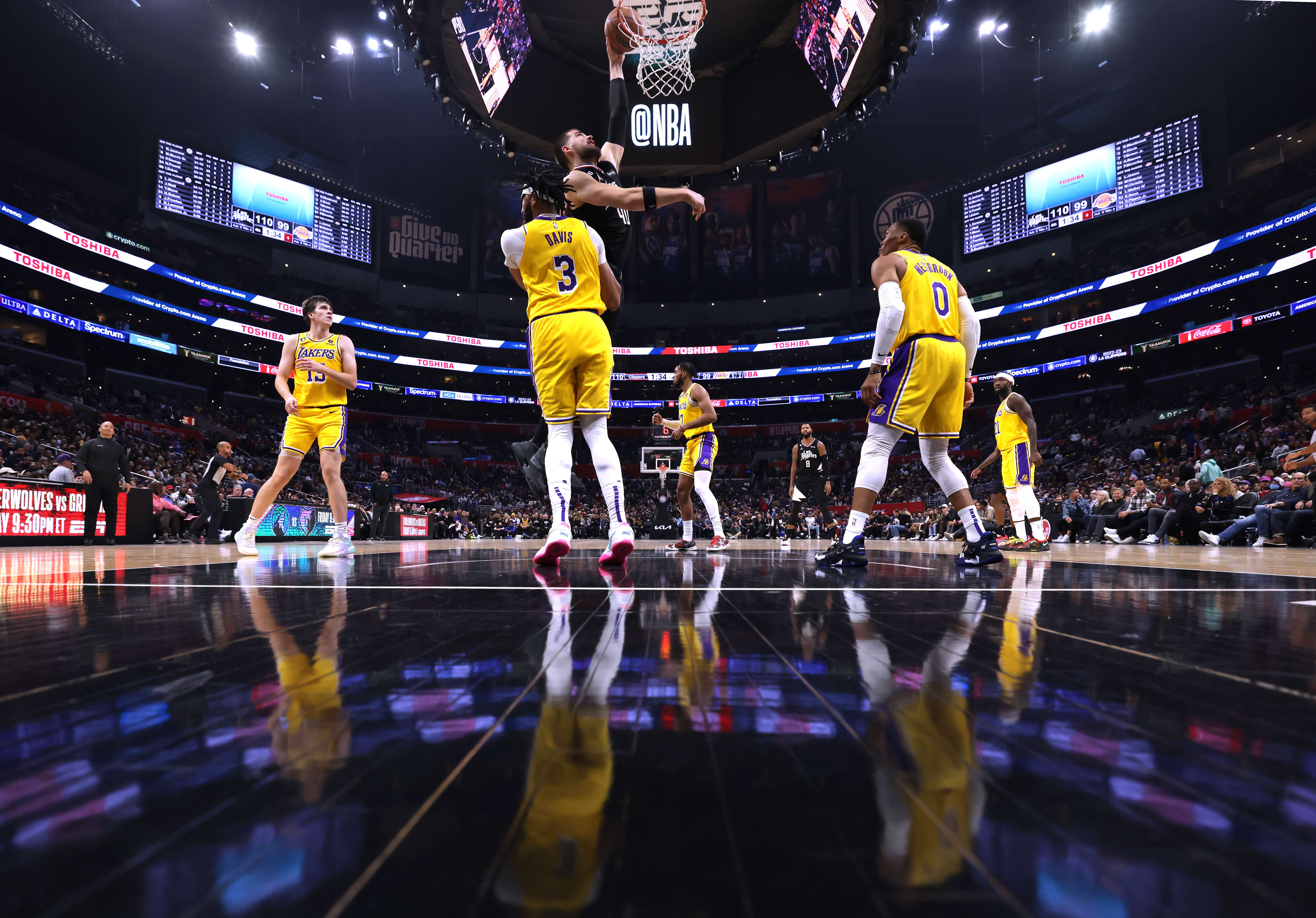  LA Lakers kalahkan Washington Wizards dengan skor 130-119 pada lanjutan NBA di Capital One Arena, Washington, Senin (5/12) WIB