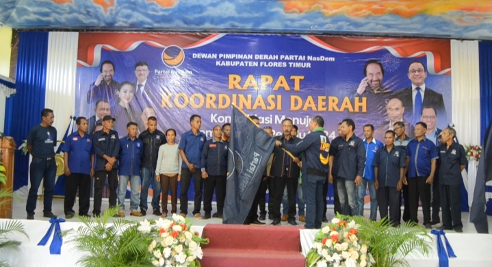 Ratusan Kader NasDem di Flotim Siap Menangkan Anies Baswedan di Pemilu 2024