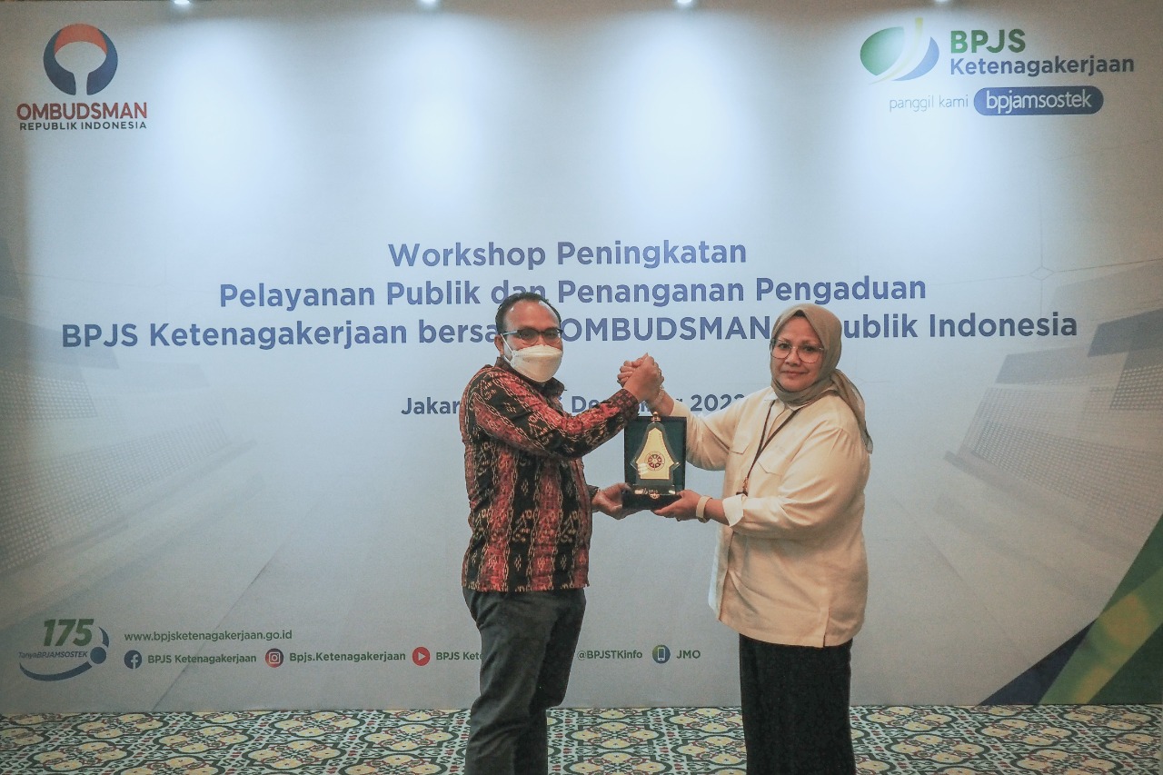 Kerja sama BPJS Ketenagakerjaan dan Ombudsman Republik Indonesia dalam workshop tentang pelayanan publik