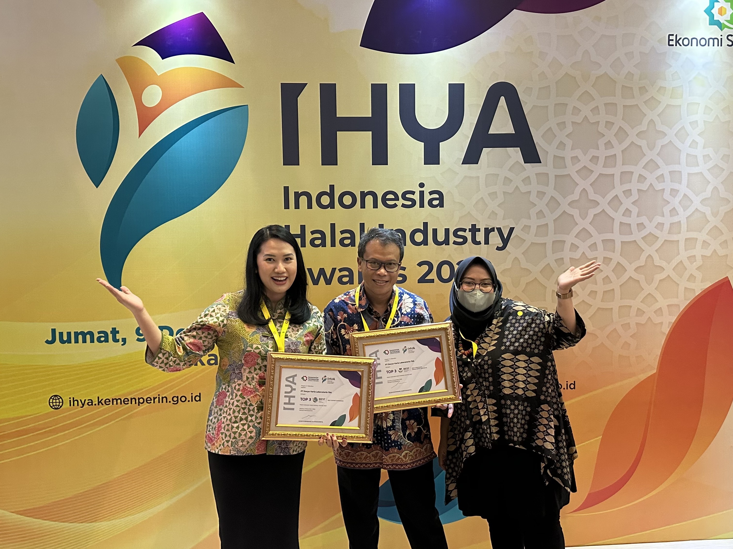 Darya-Varia Raih Top 3 pada Ihya 2022