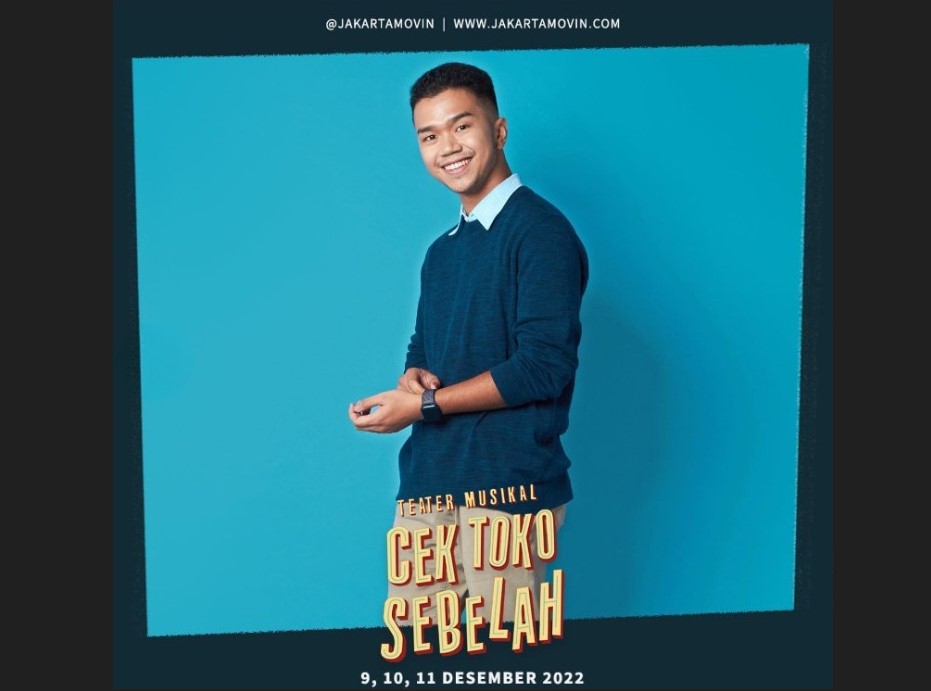 Kristo Immanuel di drama musikal Cek Toko Sebelah