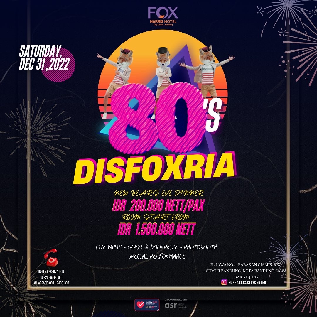 Perayaan malam tahun baru penuh makna di FOX Harris City Center Bandung