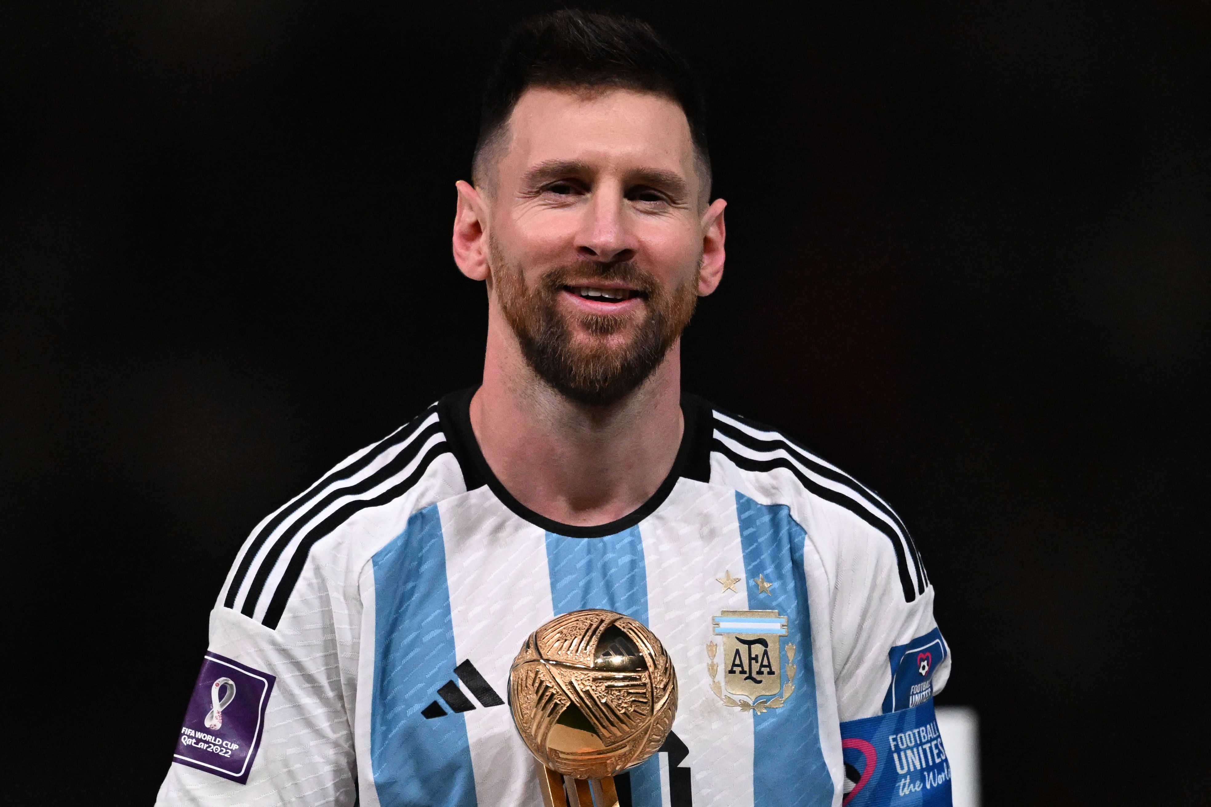 Penyerang timnas Argentina Lionel Messi