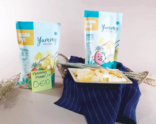 Camilan keripik singkong Yammy Babeh.