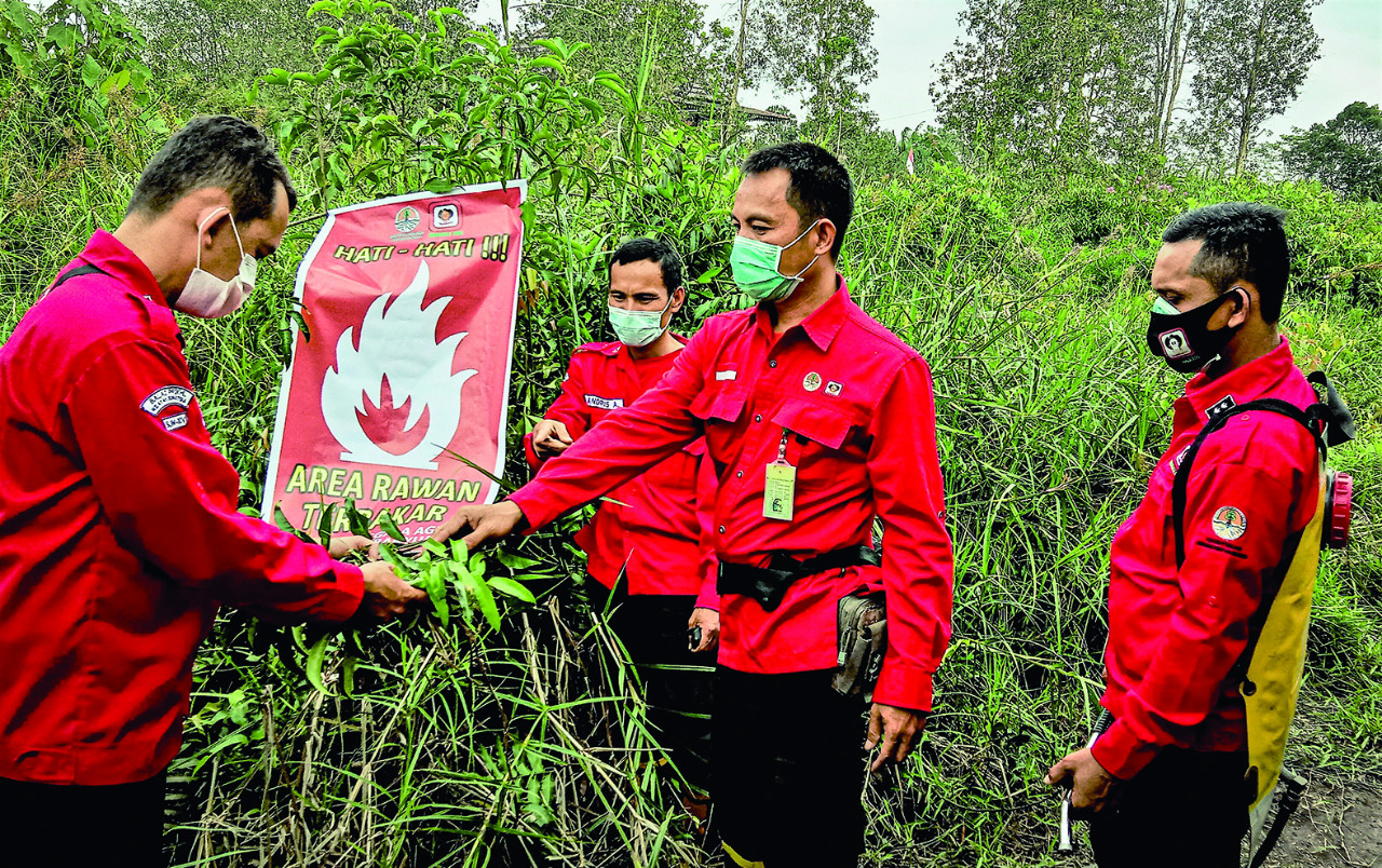 Satgas Pengendalian Kebakaran Hutan dan Lahan. 