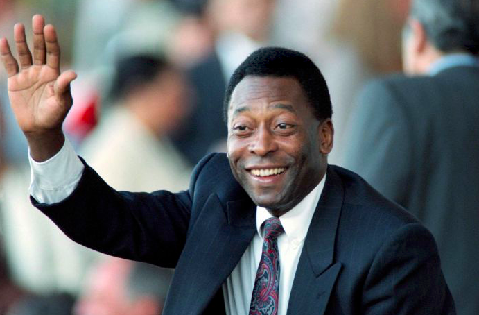 Legenda sepak bola Brasil, Pele, foto diambil pada 1995.