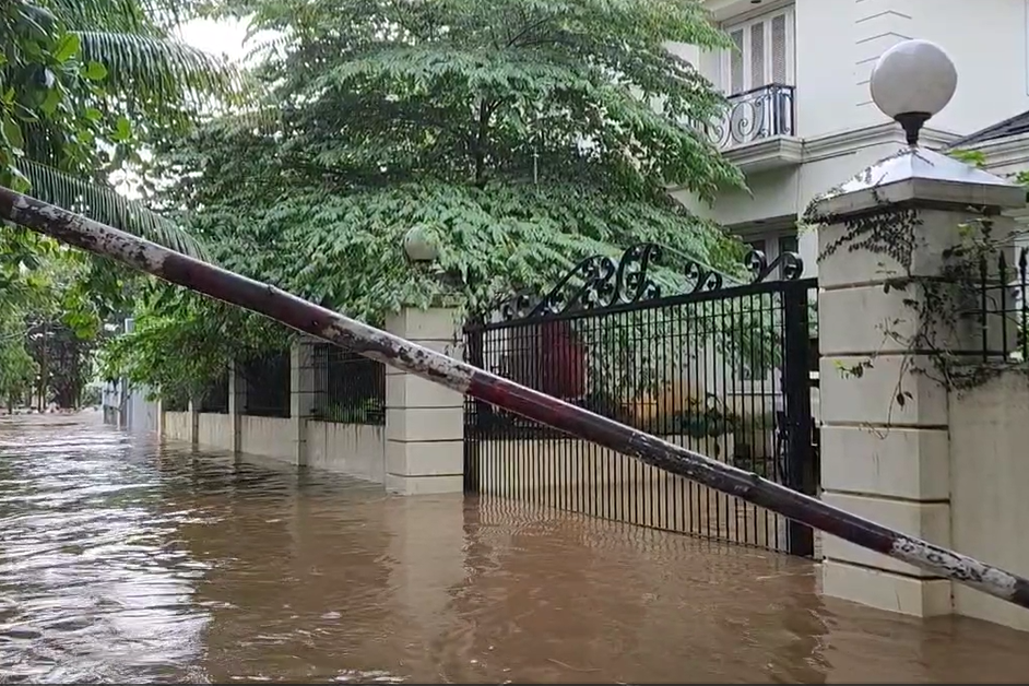 Banjir di Puri Mutiara Cilandak.