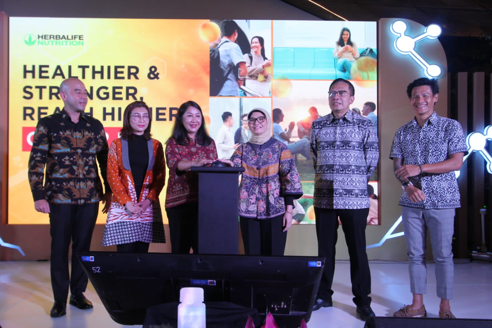 Herbalife Nutrition meluncurkan produk terbaru Immunoturmeric di Jakarta, Kamis (15/12). 