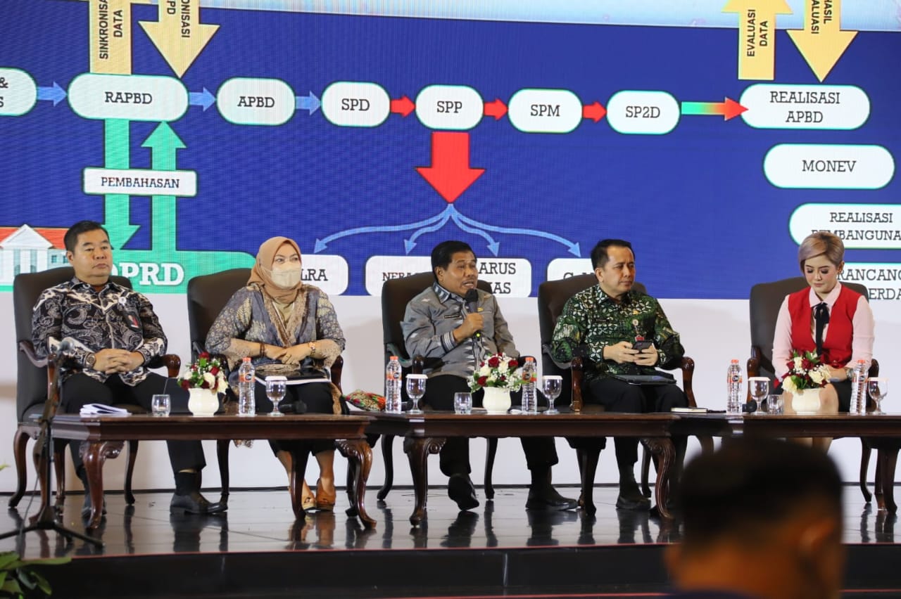 KPK, Kemendagri, KemenPAN-RB, dan Kemenkoninfo me-launching SIPD sebagai aplikasi umum bagi pemerintah daerah.