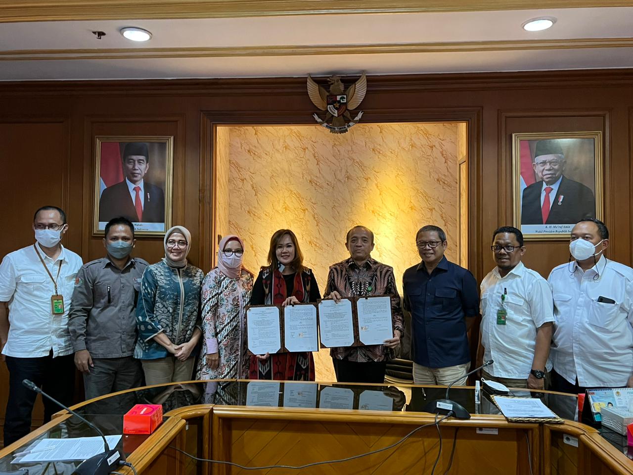  APP Sinar Mas bersama dengan Dirjen KSDAE menandarangani MoU Kerjasama Penguatan Fungsi KSDAE di wilayah kerja 5 (UPT) di lingkup Direktora