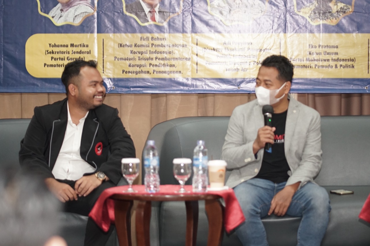 Mahasiswa Indonesia (PMI) menggelar Sekolah politik bertema Penanaman Purifikasi Nilai-nilai Politik dan Semangat Kebhinekaan bagi Generasi 