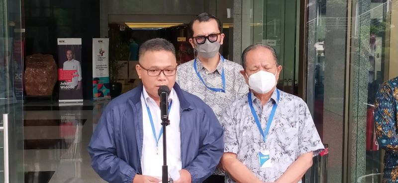  Anggota Komisi Yudisial Binziad Kadafi di Gedung Merah Putih KPK, Jakarta Selatan, Senin (26/12).