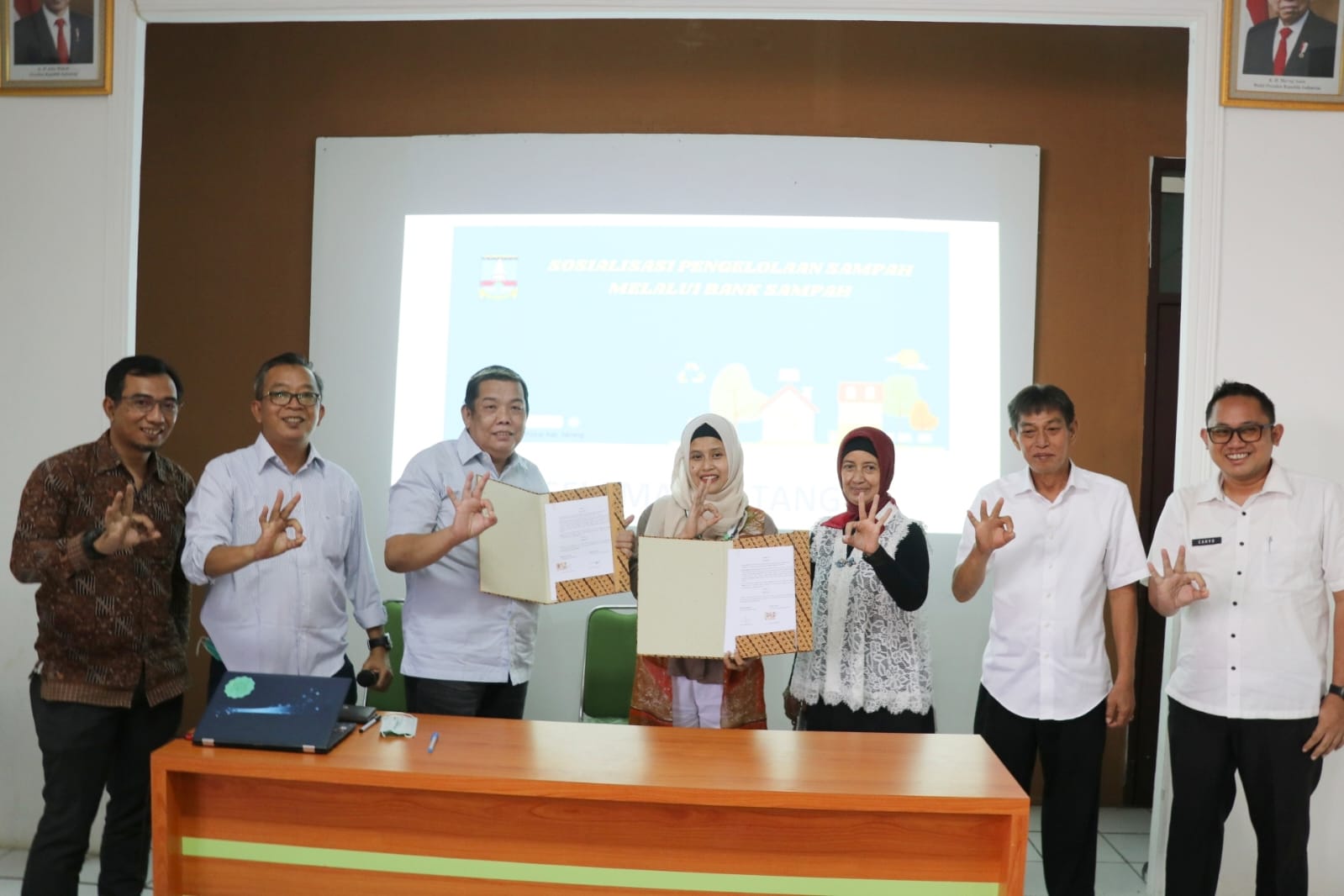 IKPP melakukan penandatanganan nota kesepahaman (MoU) dengan Bank Sampah Digital (BSD) tentang Kemitraan Pengelolaan Bank Sampah.