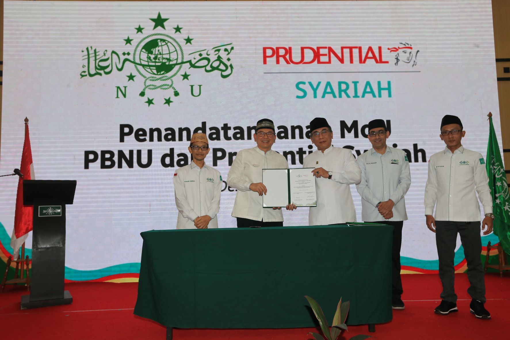 Prudential Syariah dan PBNU menjalin kemitraan strategis untuk mendorong pertumbuhan ekonomi Syariah di Indonesia.