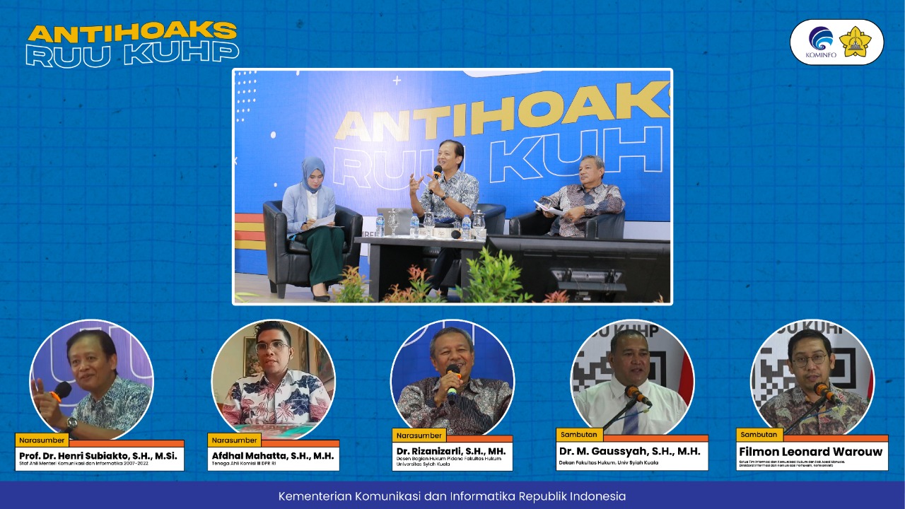 Sosialisasi Antihoaks RUU KHUP oleh Kemenkominfo