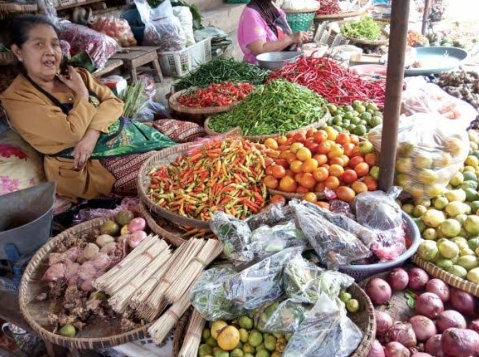Pedagang pasar tradisional