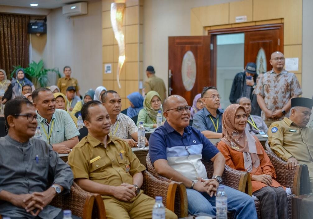 Acara penutupan Bimtek Digitalisasi Bahan Ajar untuk Guru SMK se-Kota Payakumbuh di Payakumbuh, Sumatra Barat baru-baru ini.   