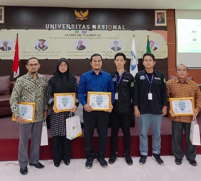 Prodi Hubungan Internasional, Universitas Nasional, Jakarta menggelar diskusi geliat politik luar negeri selama tahun 2022, Kamis (22/12)