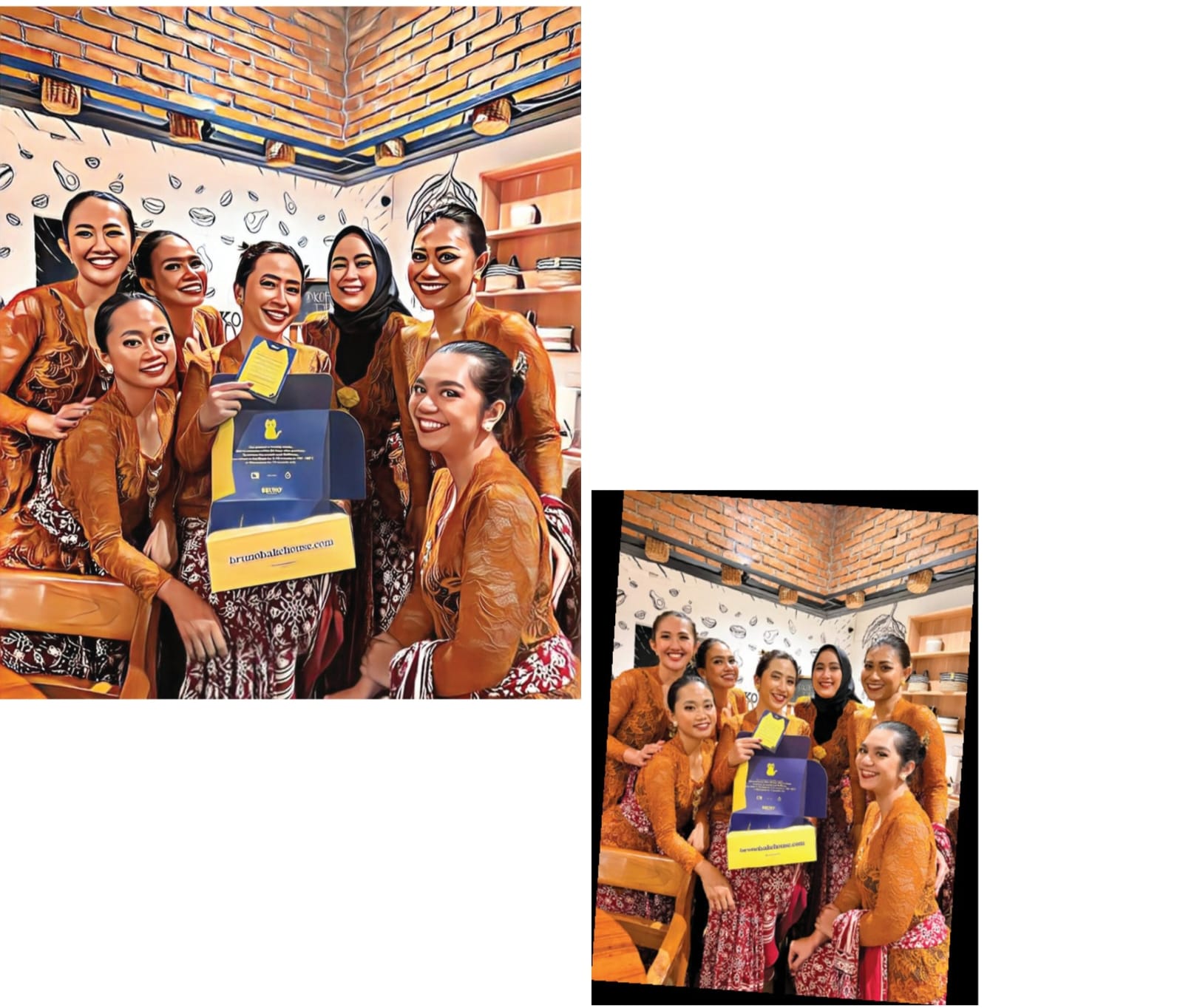 Hasil uji coba Media Indonesia menggunakan aplikasi Lensa-AI.