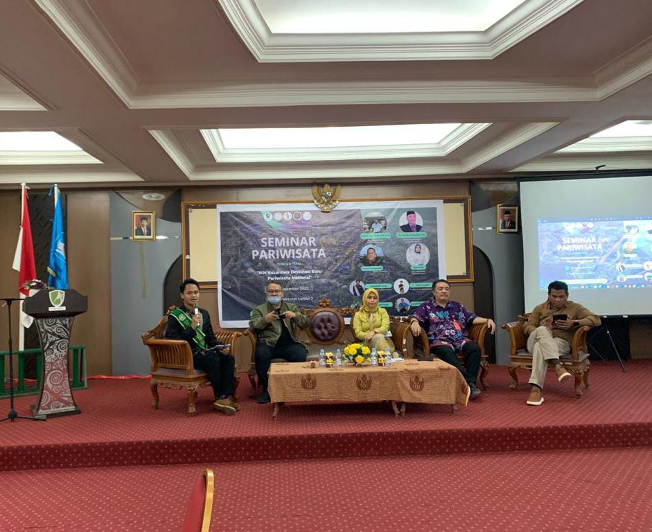 Seminar IKN Nusantara Destinasi Baru Pariwisata Nasional, digelar Forum Milenial Nusantara bersama Politeknik Negeri Samarinda