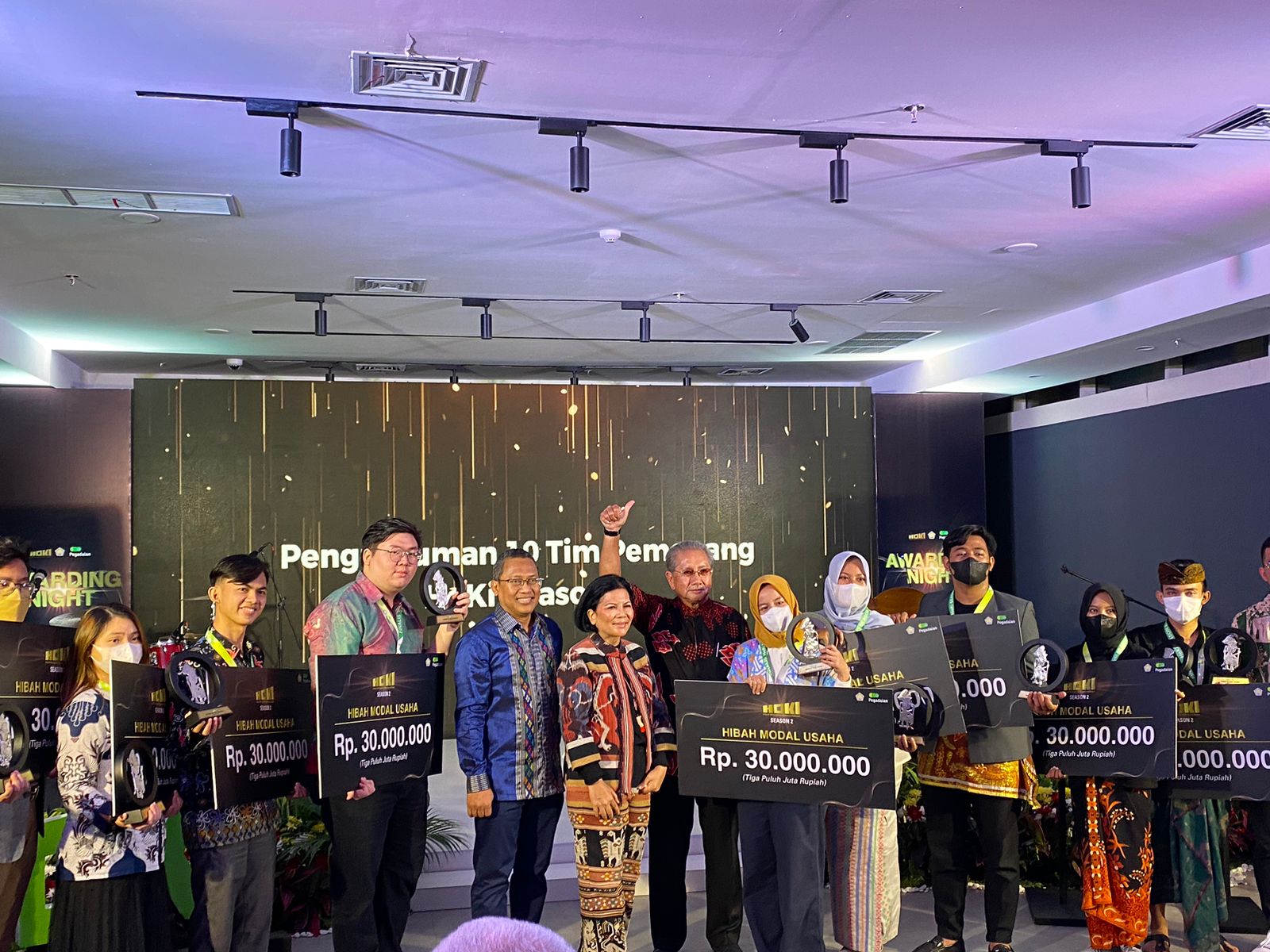 Acara Awarding Night HoKi Season 2 yang diadakan di Ballroom Cakrawala II A lt. 5 Gedung Sarinah, Jakarta.