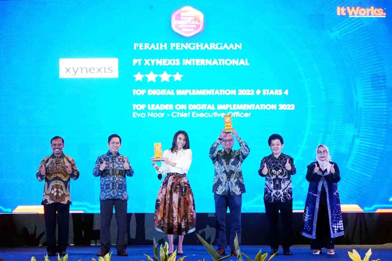  PT Xynexis International mendapatkan dua penghargaan sekaligus, yaitu Top Digital Security Indonesia  dan Top Leader.
