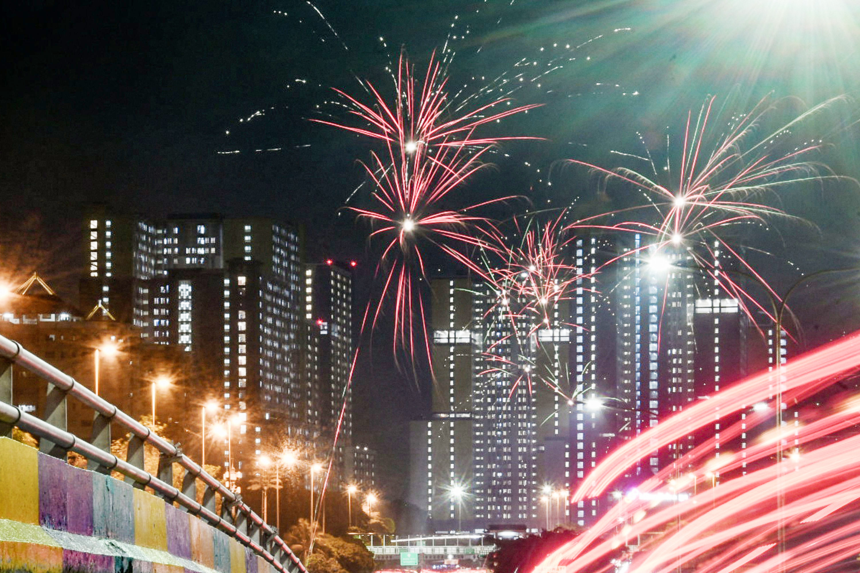 Malam tahun baru tahun 2022 di Jakarta