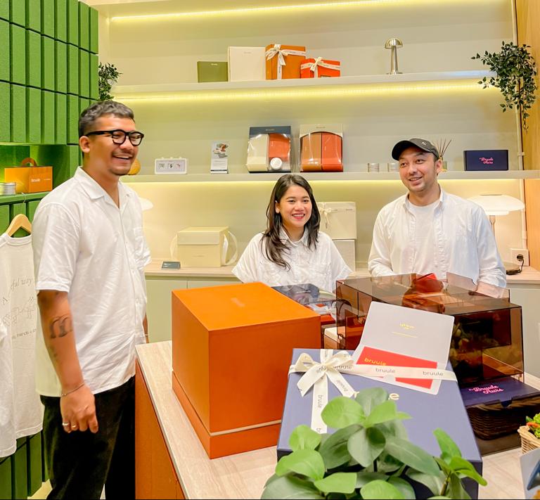 Gerai Bruule dengan konsep Kasih by Bruule hadir di Gedung Sarinah, Jakarta. 