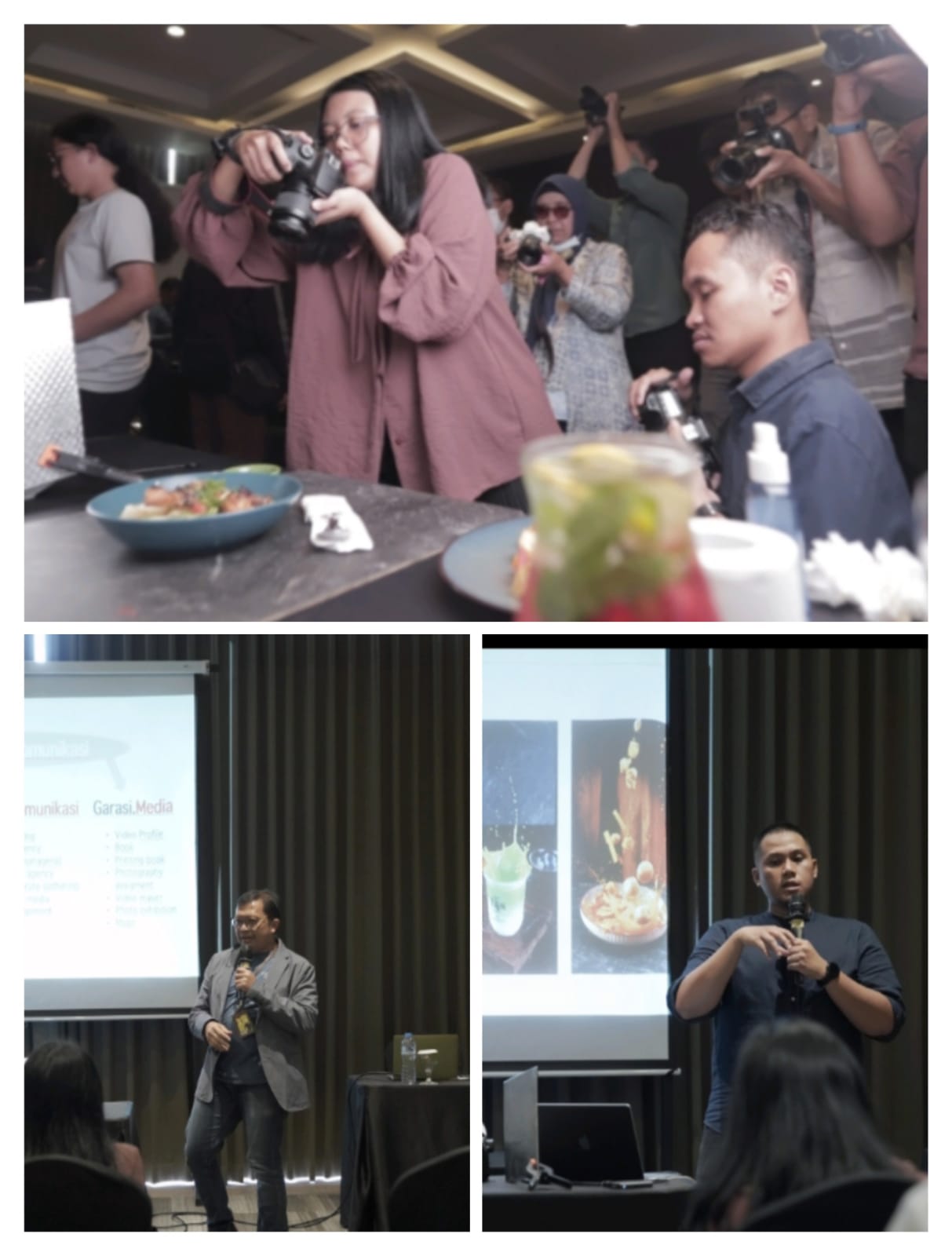 Workshop fotografi makanan di Hotel Aston Pasteur Bandung