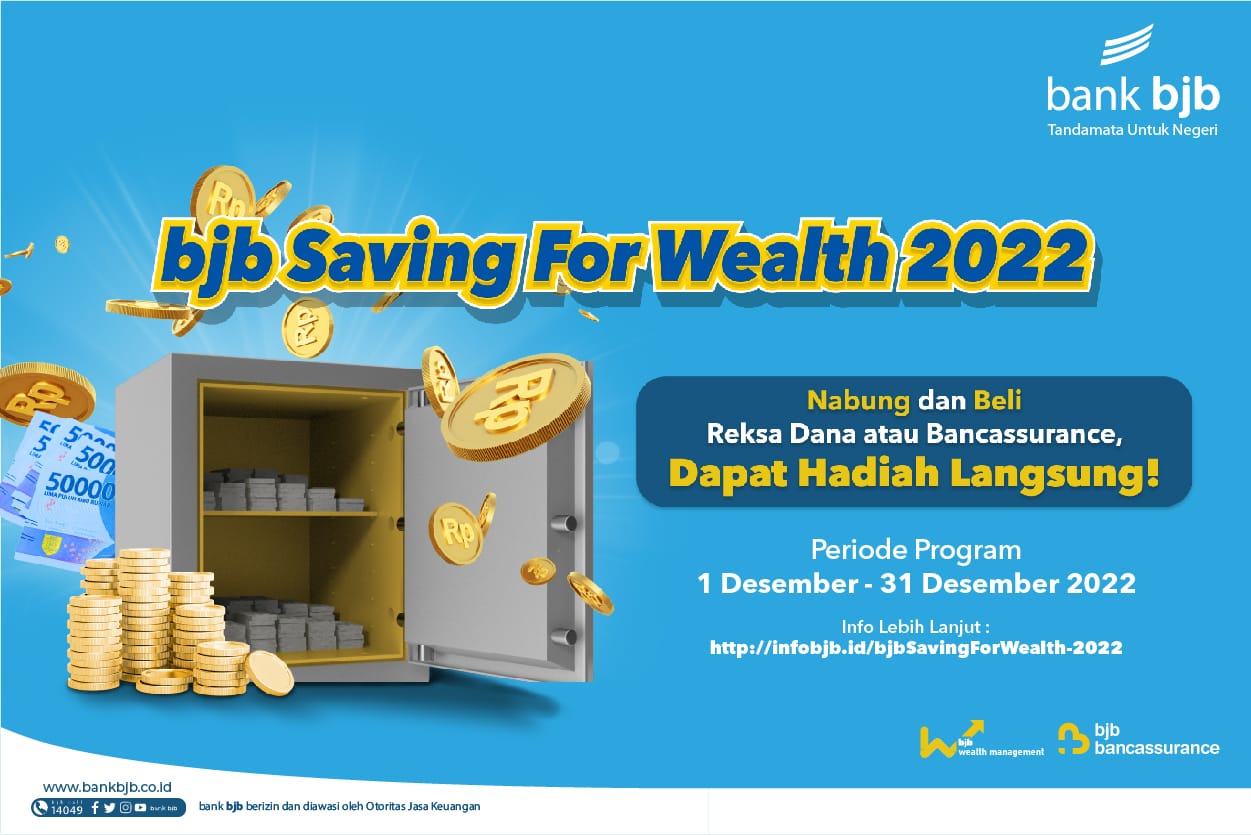 Bank bjb menggelar program bjb Saving For Wealth 2022.