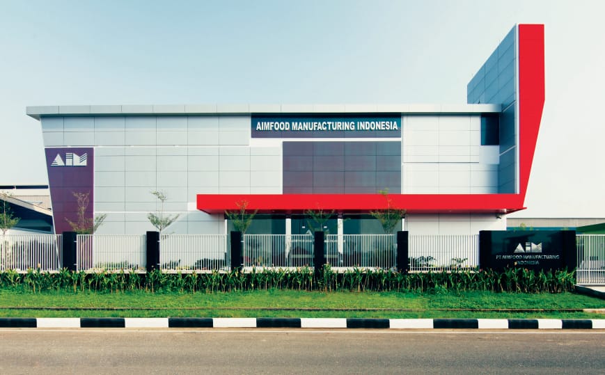 Fasilitas produksi PT Aimfood Manufacturing Indonesia