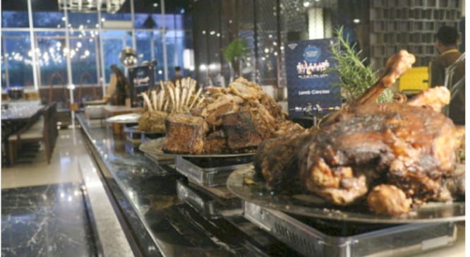 Sajian makam malam tahun baru di Aston Pasteur Hotel Bandung