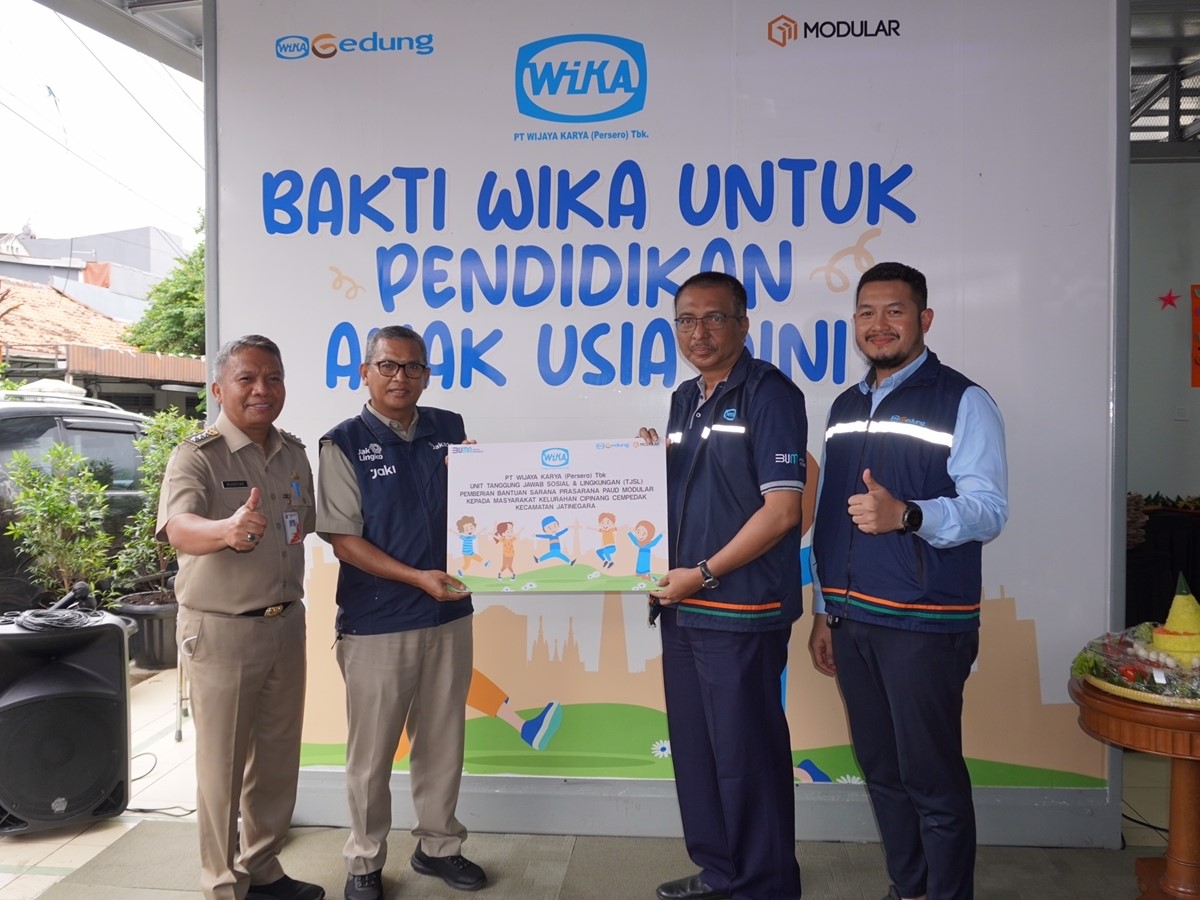 Konstruksi modular ini dikenal tahan gempa.