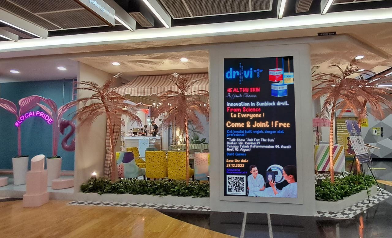 Healty Skincare Drvit menggelar mini road show dengan tema “Innovation in Sunblock”.