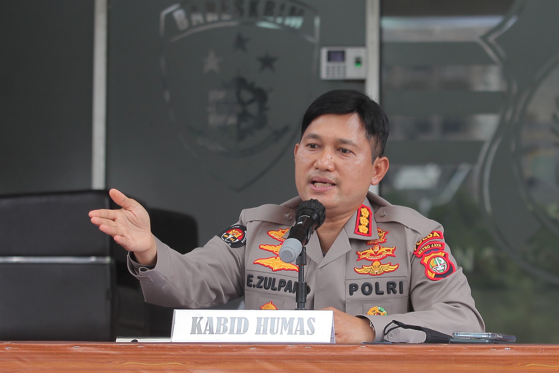 Kepala Bidang Humas Polda Metro Jaya Kombes Endra Zulpan