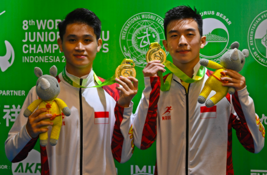 Indonesia Raih Emas Kejuaraan Dunia Wushu Junior.